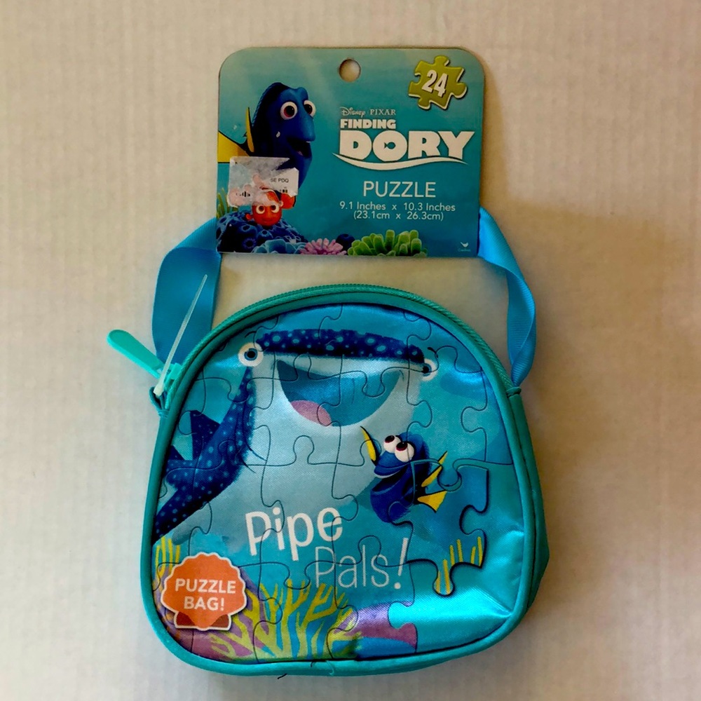 🌵 3/$15 Disney Pixar Finding Dory 24 piece puzzle matching bag (see description)